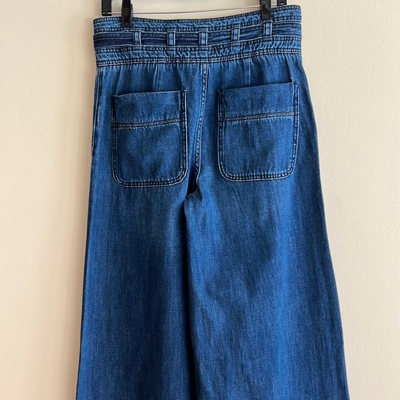 Free People Augusta Belted Flare Jean in Maytal Blue size 28 - Picture 6 of 15